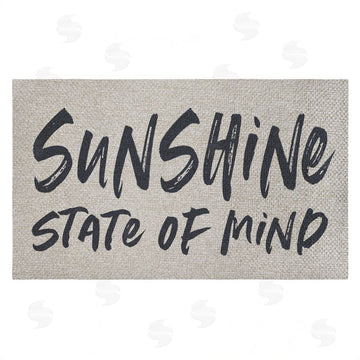 Lettered and Lined | Sunshine State Of Mind Faux Sisal Door Mat