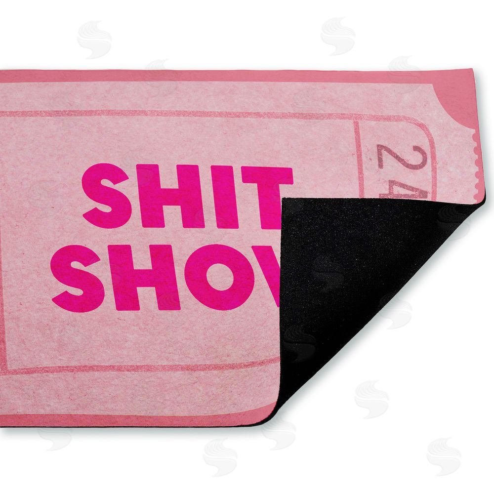 Stupell Studio | Pink Sh*t Show Ticket Non-Woven Door Mat