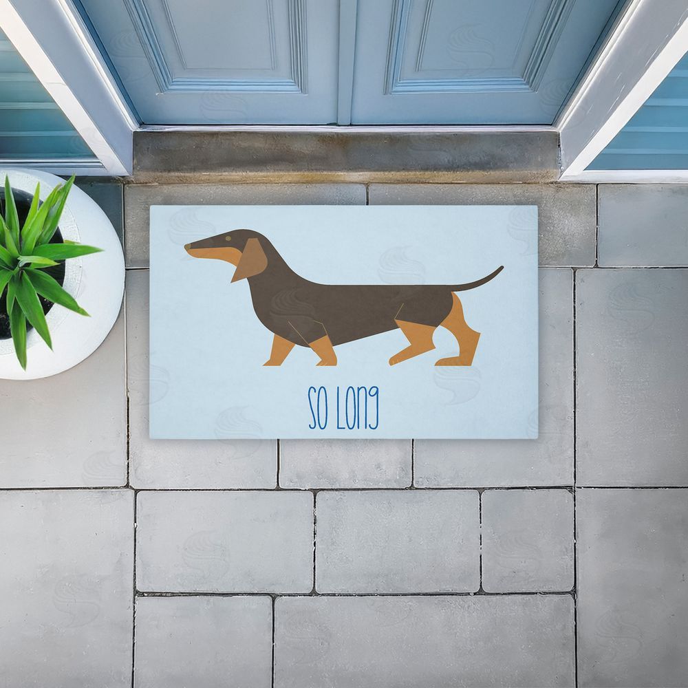 Stupell Studio | So Long Funny Farewell Non-Woven Door Mat
