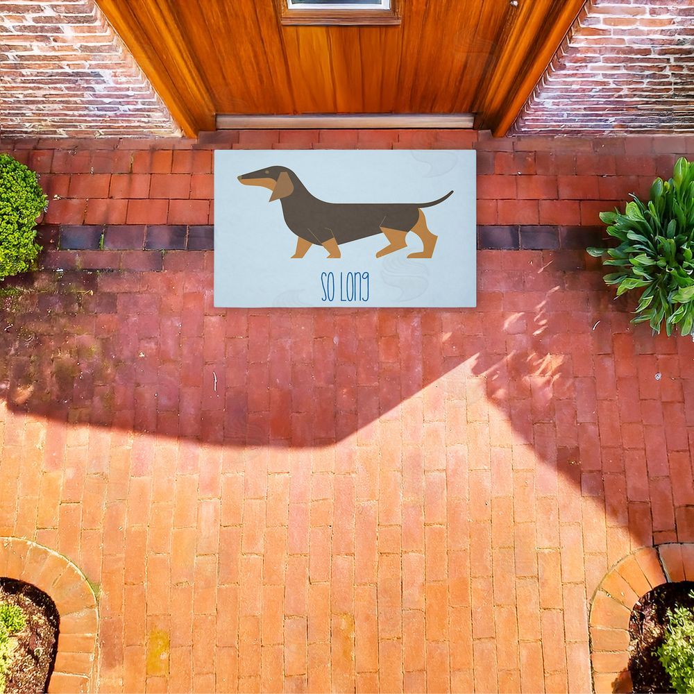 Stupell Studio | So Long Funny Farewell Non-Woven Door Mat