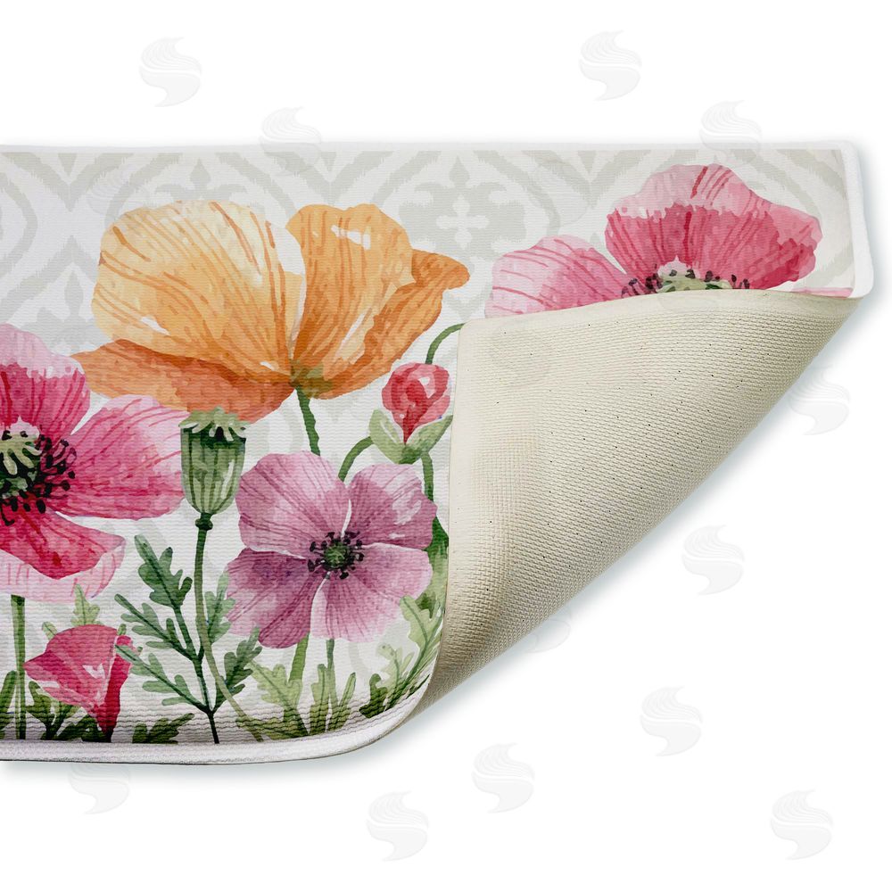 Kim Allen | Poppy Place on Geometric Plush Bath Mat