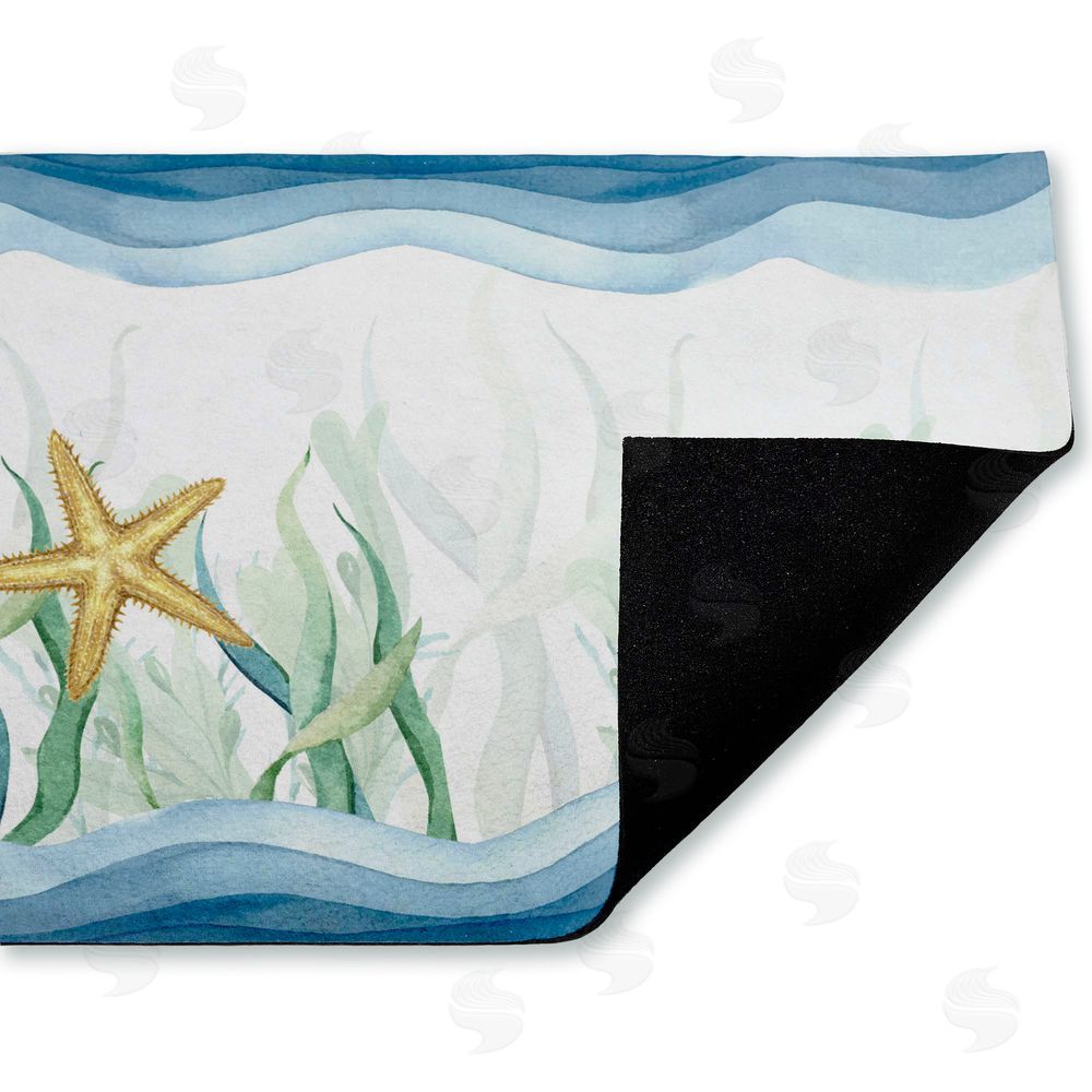 Kim Allen | Bayside Sea Life & Waves Non-Woven Door Mat