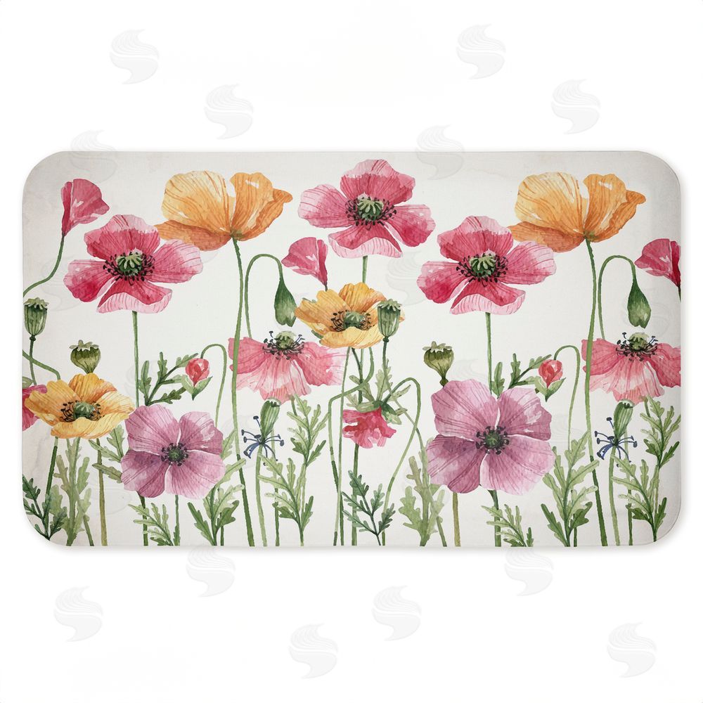 Kim Allen | Poppy Place Flower Garden Anti-Fatigue Mat