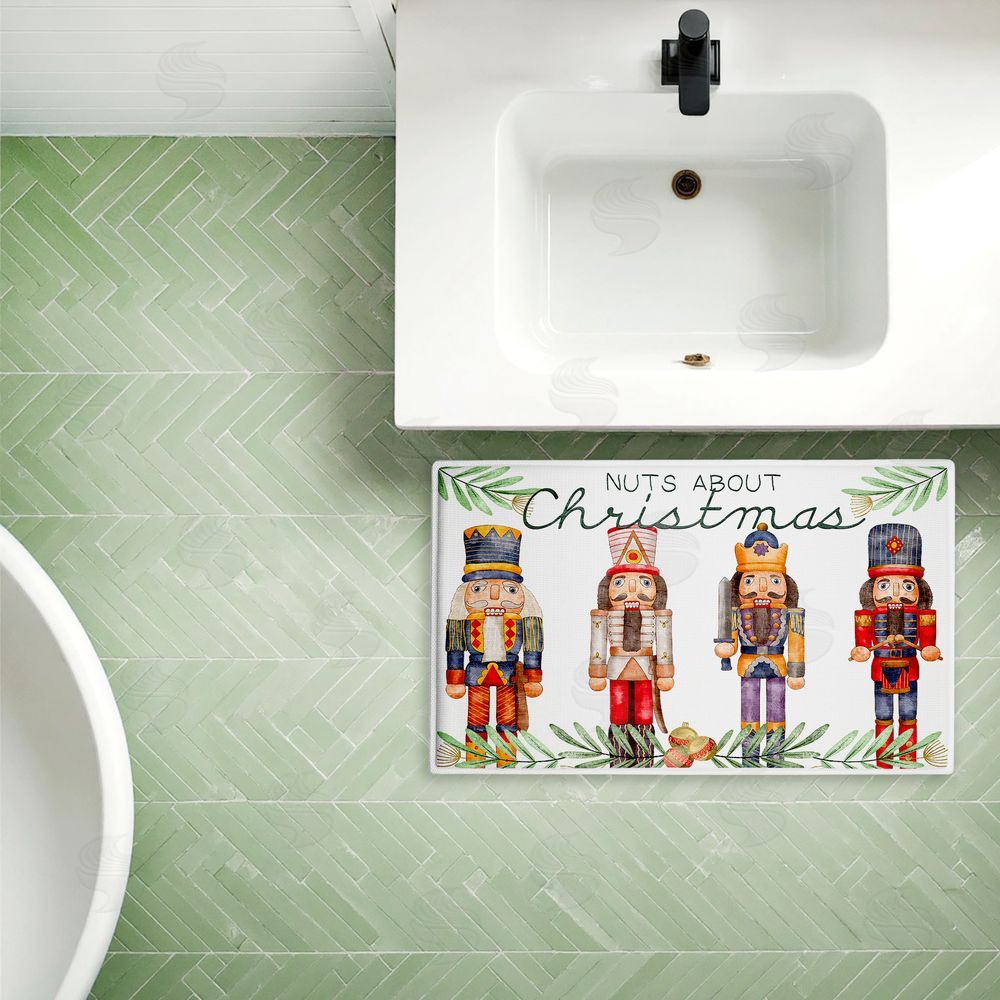 Kim Allen | Nuts About Christmas Plush Bath Mat