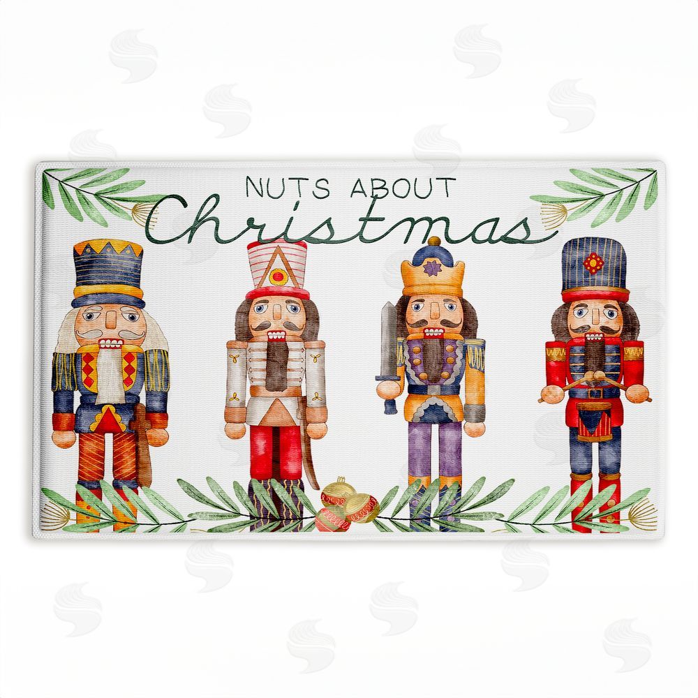 Kim Allen | Nuts About Christmas Plush Bath Mat