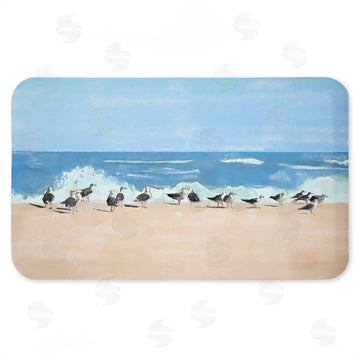 Jeff Pica | Sunny Beach Day Birds Anti-Fatigue Mat