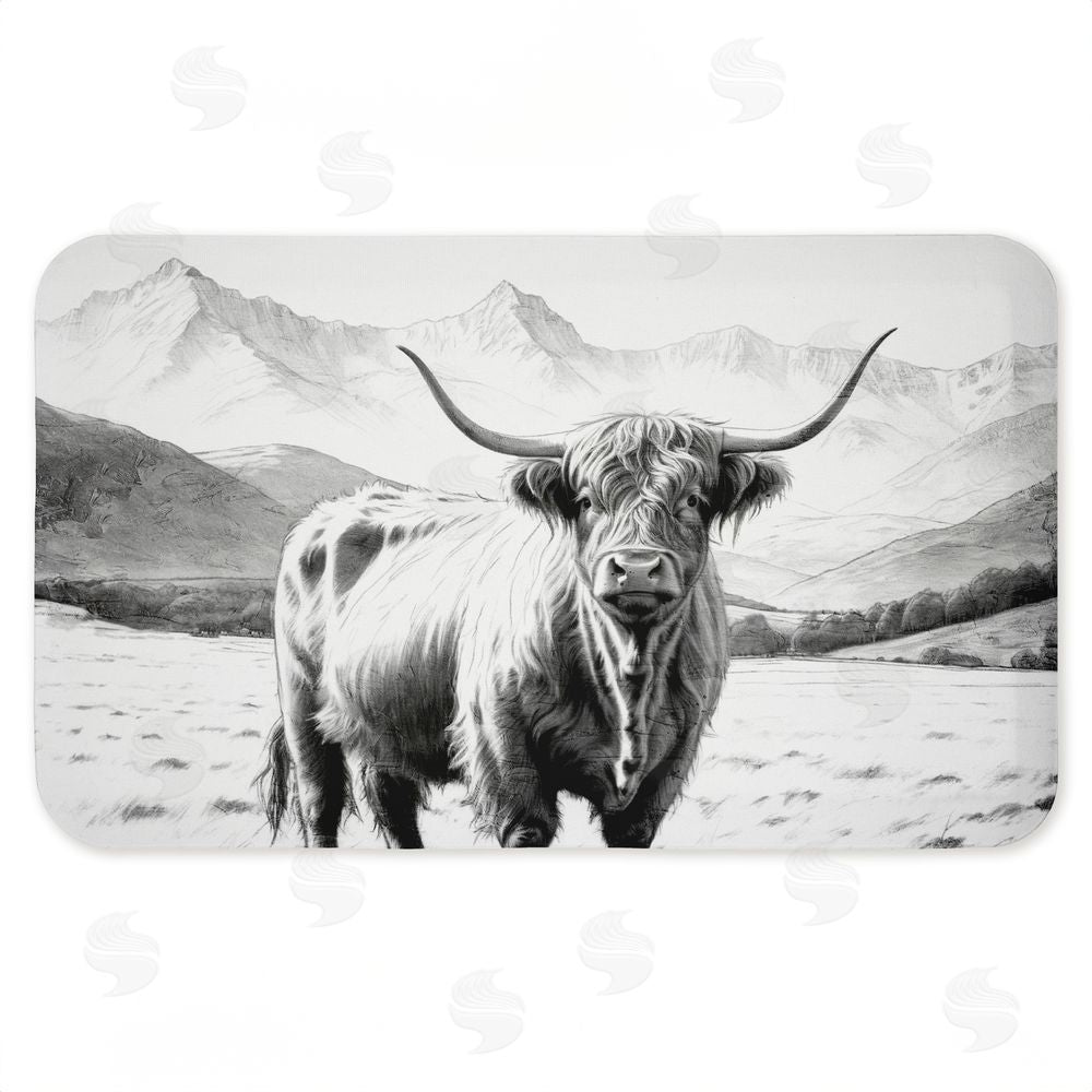 Kim Allen | Highland Sketch in Mountains Anti-Fatigue Mat