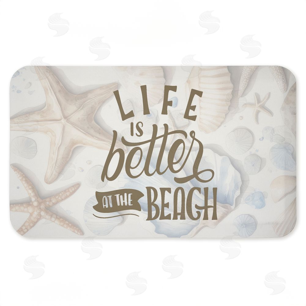 Kim Allen | Better At Beach Seashells Anti-Fatigue Mat