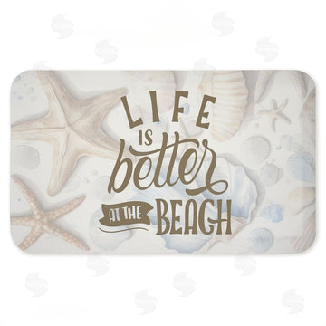 Kim Allen | Better At Beach Seashells Anti-Fatigue Mat