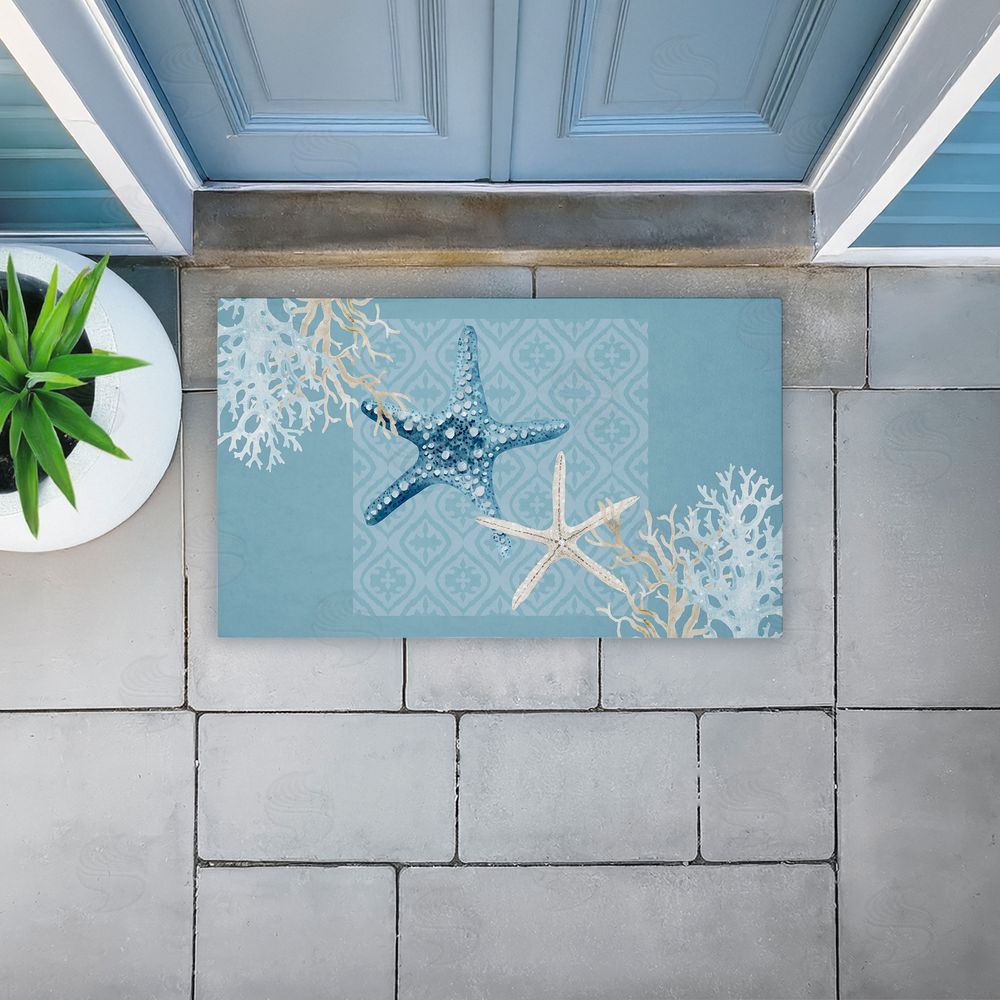 Kim Allen | Starfish Tours Nautical Pattern Non-Woven Door Mat