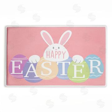 Marcus Prime | Happy Easter Bright Eggs Plush Bath Mat