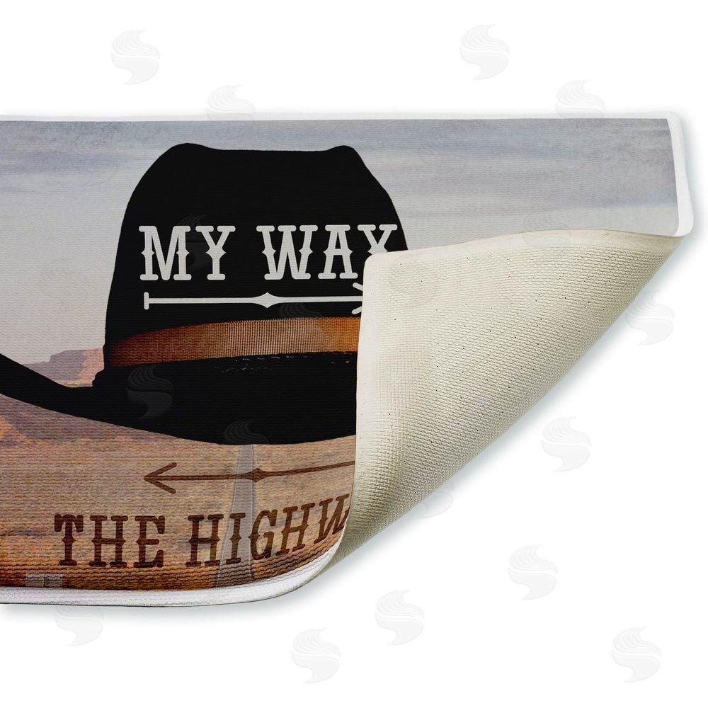 Marcus Prime | My Way Highway Cowboy Plush Bath Mat