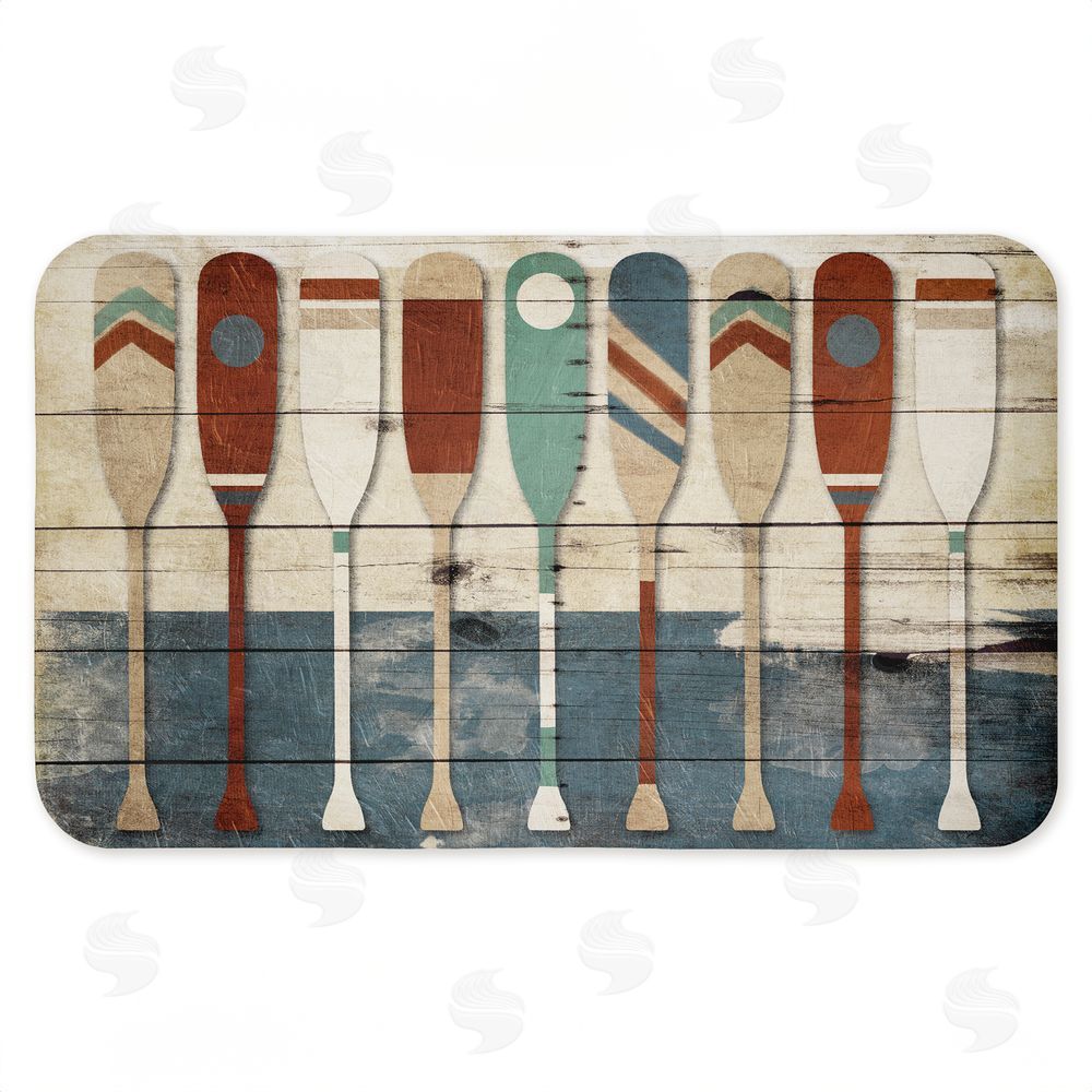 Milli Villa | Various Rustic Oars Patterns Anti-Fatigue Mat