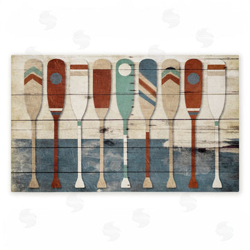 Milli Villa | Various Rustic Oars Patterns Non-Woven Door Mat