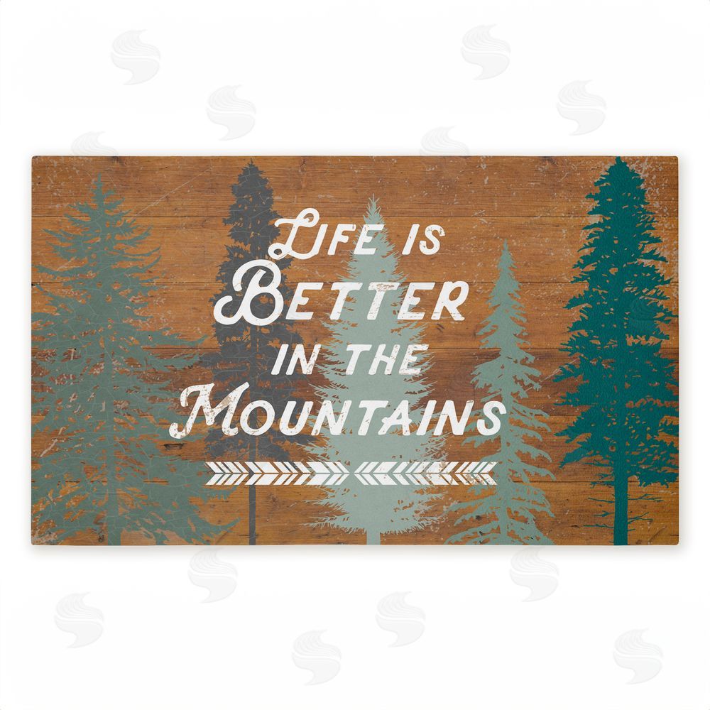 Lula Bijoux & co. | Retro Rustic Better In Mountains Non-Woven Door Mat