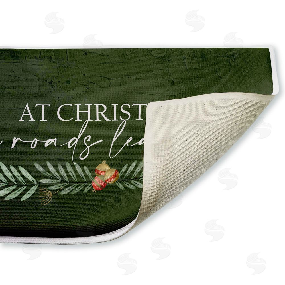 Kim Allen | All Roads Lead Home Christmas Plush Bath Mat