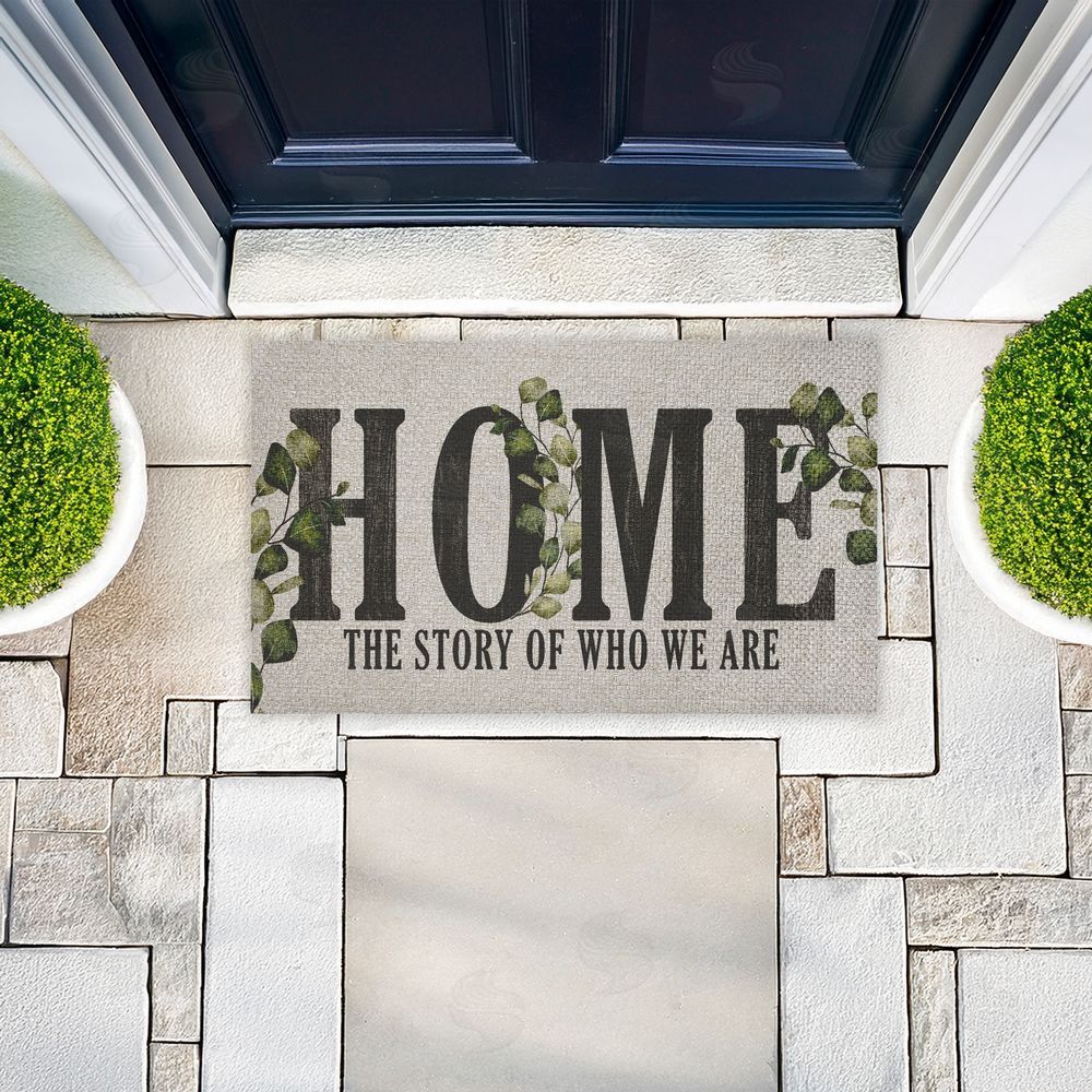 Kim Allen | Story Of Who We Are Faux Sisal Door Mat
