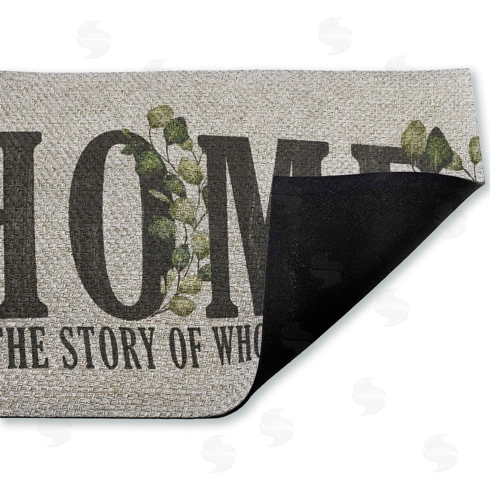 Kim Allen | Story Of Who We Are Faux Sisal Door Mat