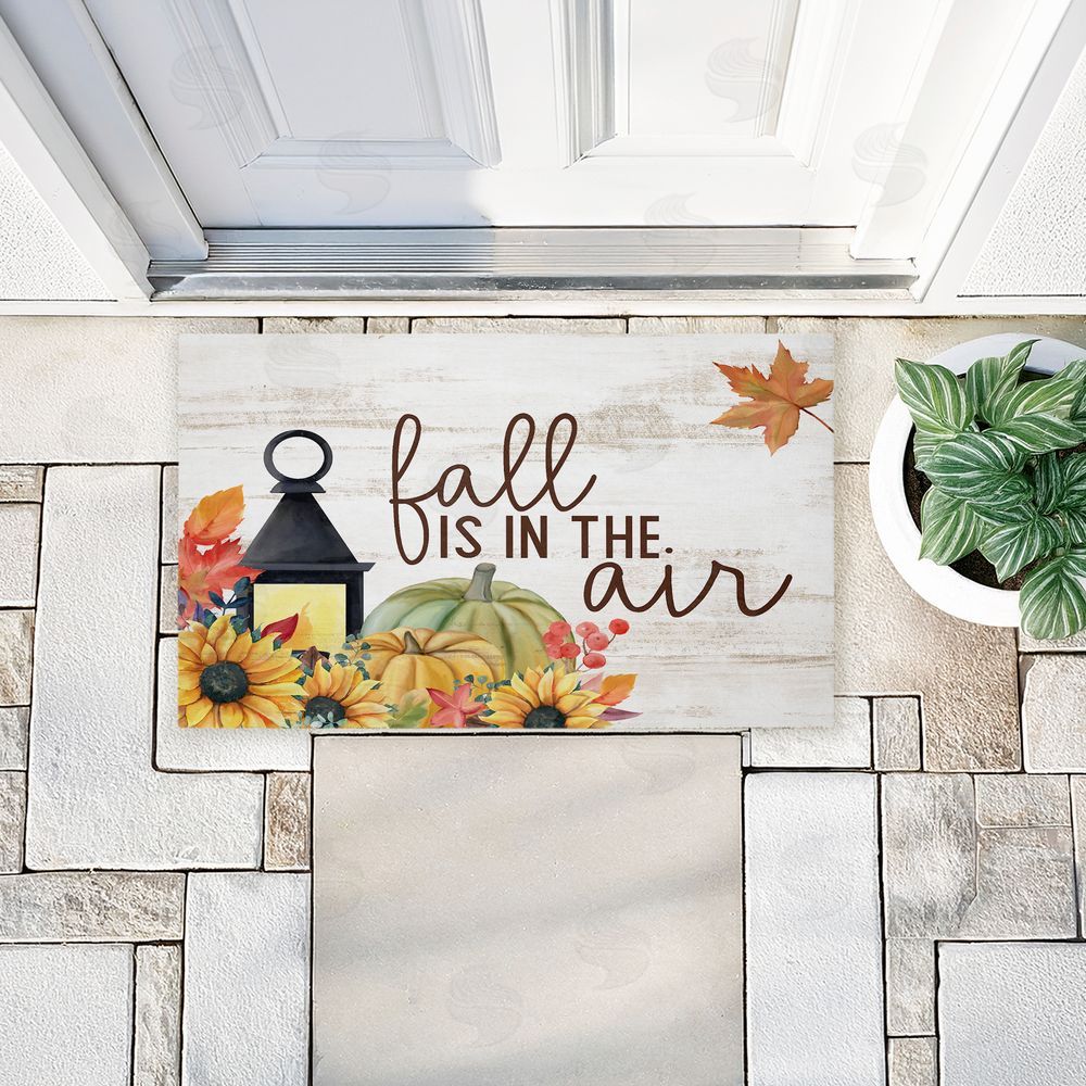 Kim Allen | Fall Is In The Air Lantern Non-Woven Door Mat