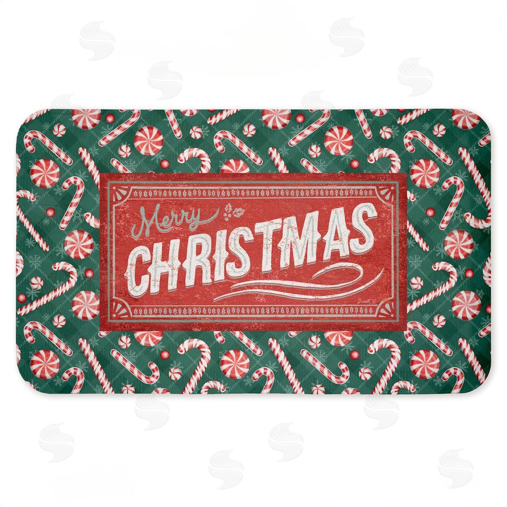 Chad Barrett | Vintage Christmas Candies Anti-Fatigue Mat