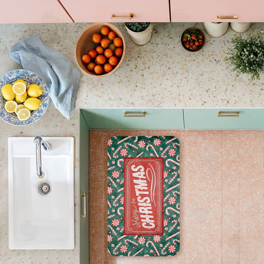 Chad Barrett | Vintage Christmas Candies Anti-Fatigue Mat