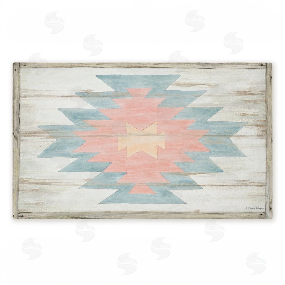 Susan Winget | Pink Navajo Pattern Non-Woven Door Mat