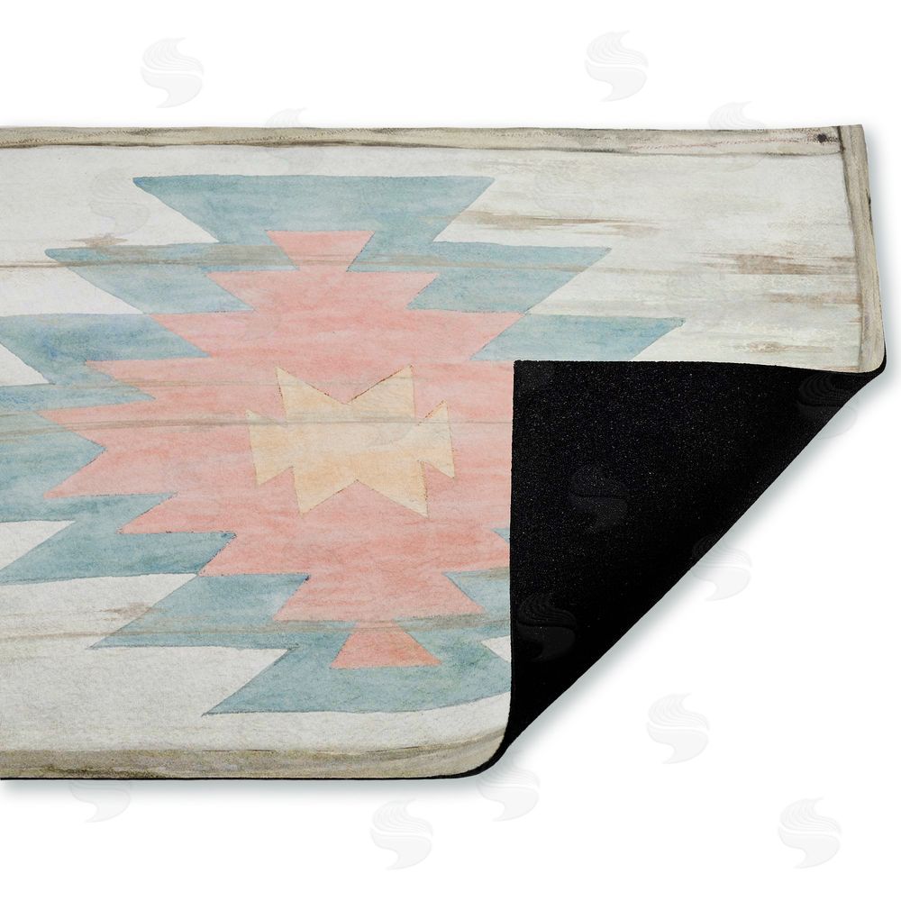 Susan Winget | Pink Navajo Pattern Non-Woven Door Mat