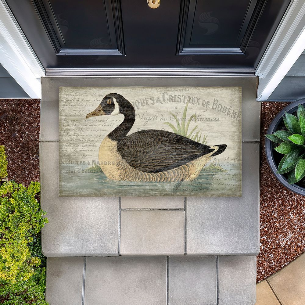 Suzanne Nicoll | French Goose Vintage Motif Non-Woven Door Mat