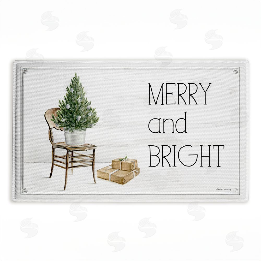 Danielle Murray | Winter In Aspen Merry & Bright Plush Bath Mat