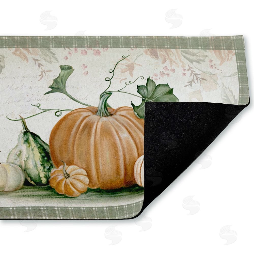 Danielle Murray | Harvest Gourds Motif Non-Woven Door Mat