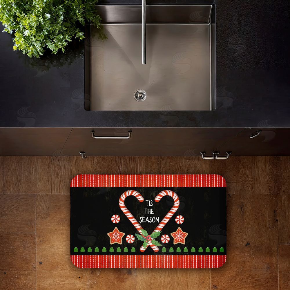 Suzanne Nicoll | Tis The Season Candy Heart Anti-Fatigue Mat