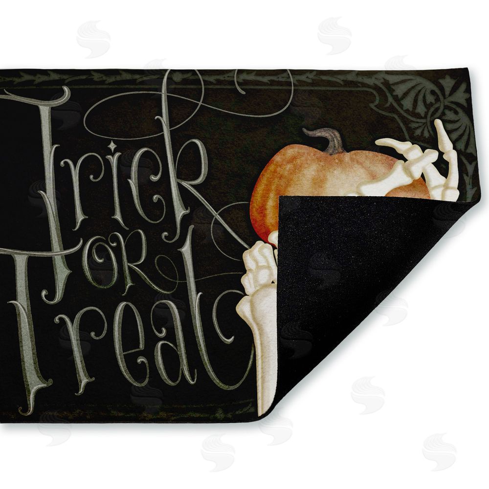 Nicole Tamarin | Trick Or Treat Skeleton Hand Non-Woven Door Mat
