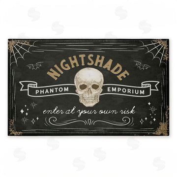 Jennifer Pugh | Spooky Nightshade Emporium Non-Woven Door Mat