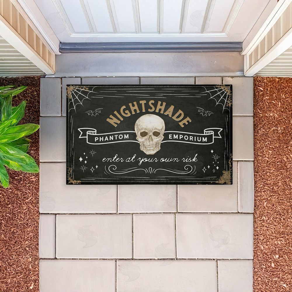 Jennifer Pugh | Spooky Nightshade Emporium Non-Woven Door Mat