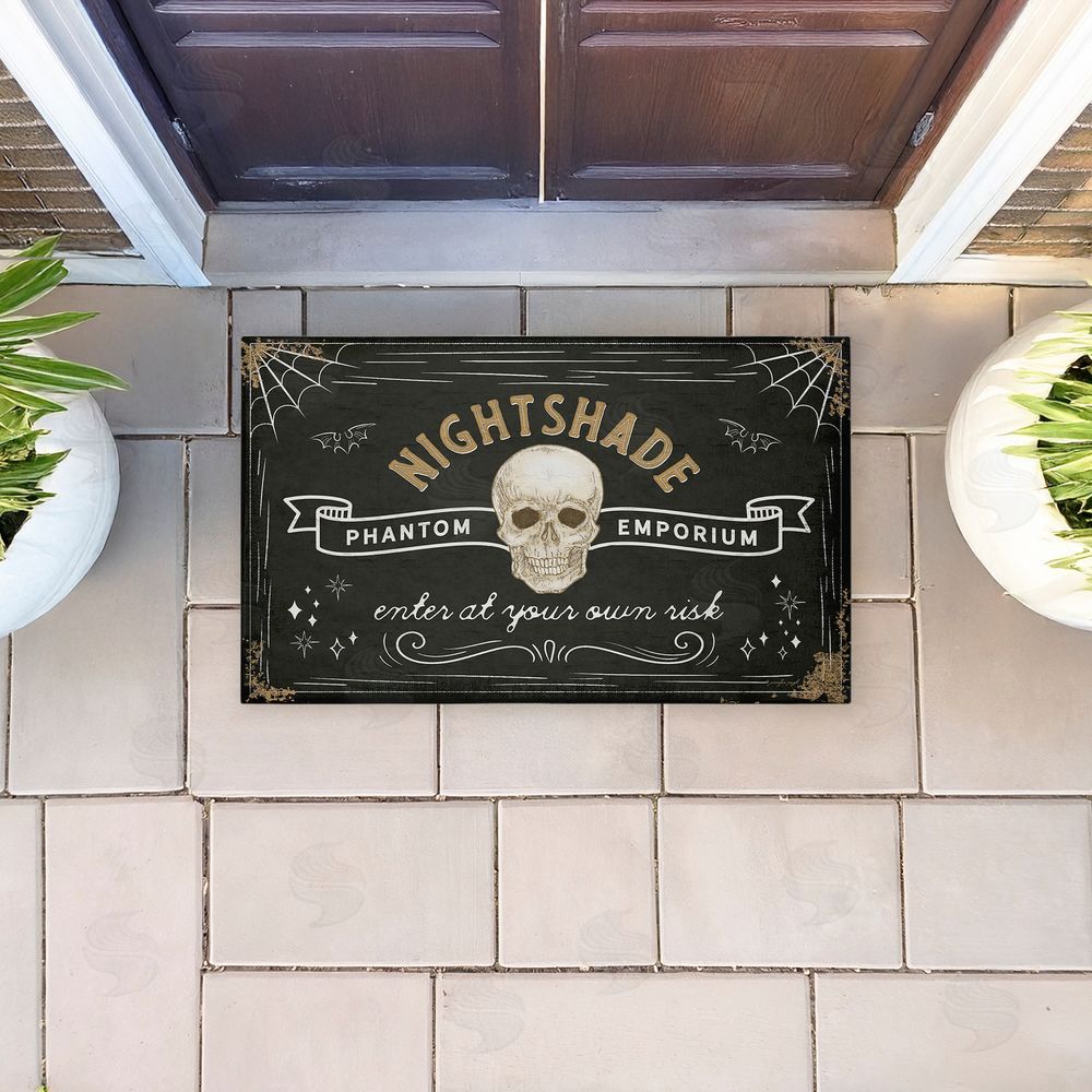 Jennifer Pugh | Spooky Nightshade Emporium Non-Woven Door Mat
