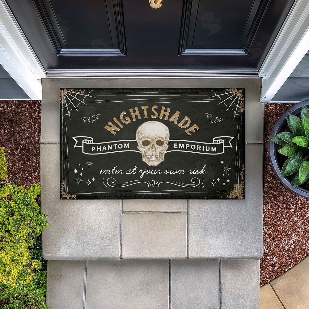 Jennifer Pugh | Spooky Nightshade Emporium Non-Woven Door Mat