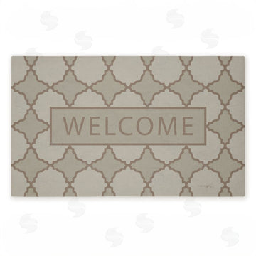 Tim Coffey | Geometric Mod Welcome Non-Woven Door Mat