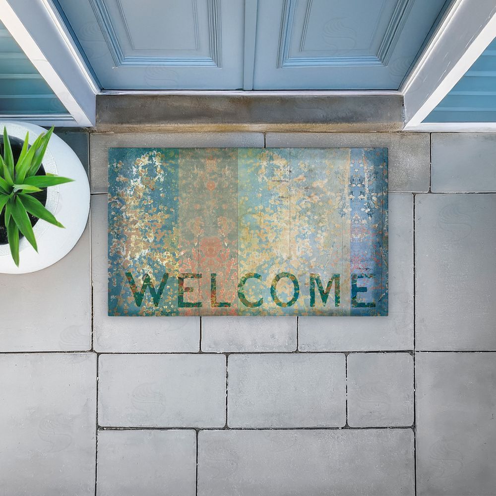 Tim Coffey | Rustic Stripe Welcome Non-Woven Door Mat