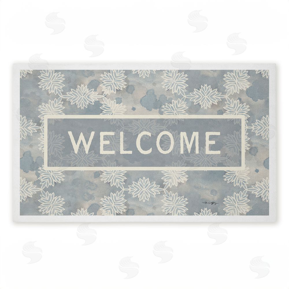 Tim Coffey | Crystal Pattern Damask Welcome Non-Woven Door Mat