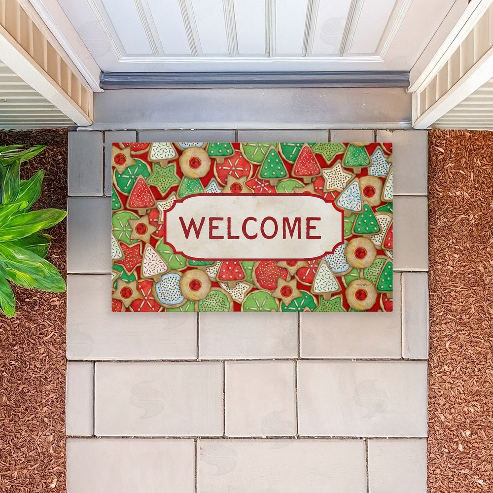 Tim Coffey | Holiday Cookies Welcome Non-Woven Door Mat