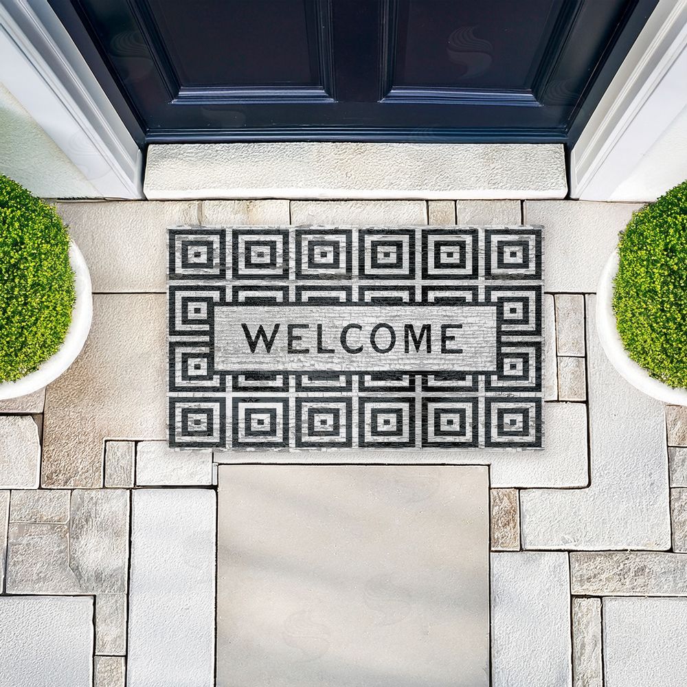 Tim Coffey | Modern Urban Farmhouse Welcome Non-Woven Door Mat