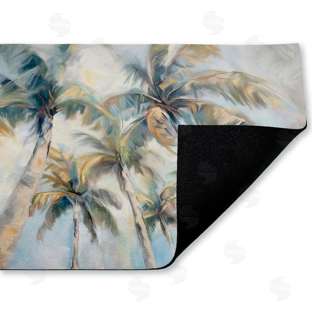 Ramona Murdock | Swaying Palms Abstract Non-Woven Door Mat
