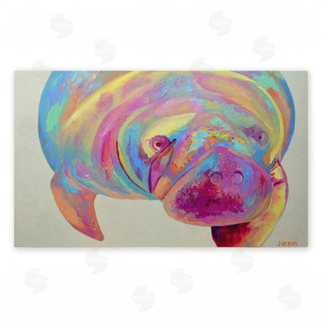 Jennifer Seeley | Chromatic Hue Manatee Non-Woven Door Mat