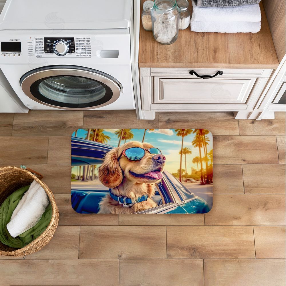 Image World | Cool Puppy Tropical Sunset Anti-Fatigue Mat