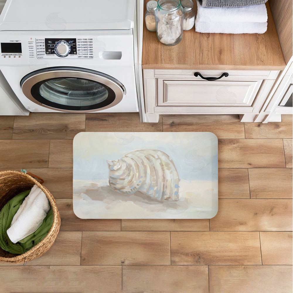 Jetty Home, LLC | Rounded Seashell on Shore Anti-Fatigue Mat