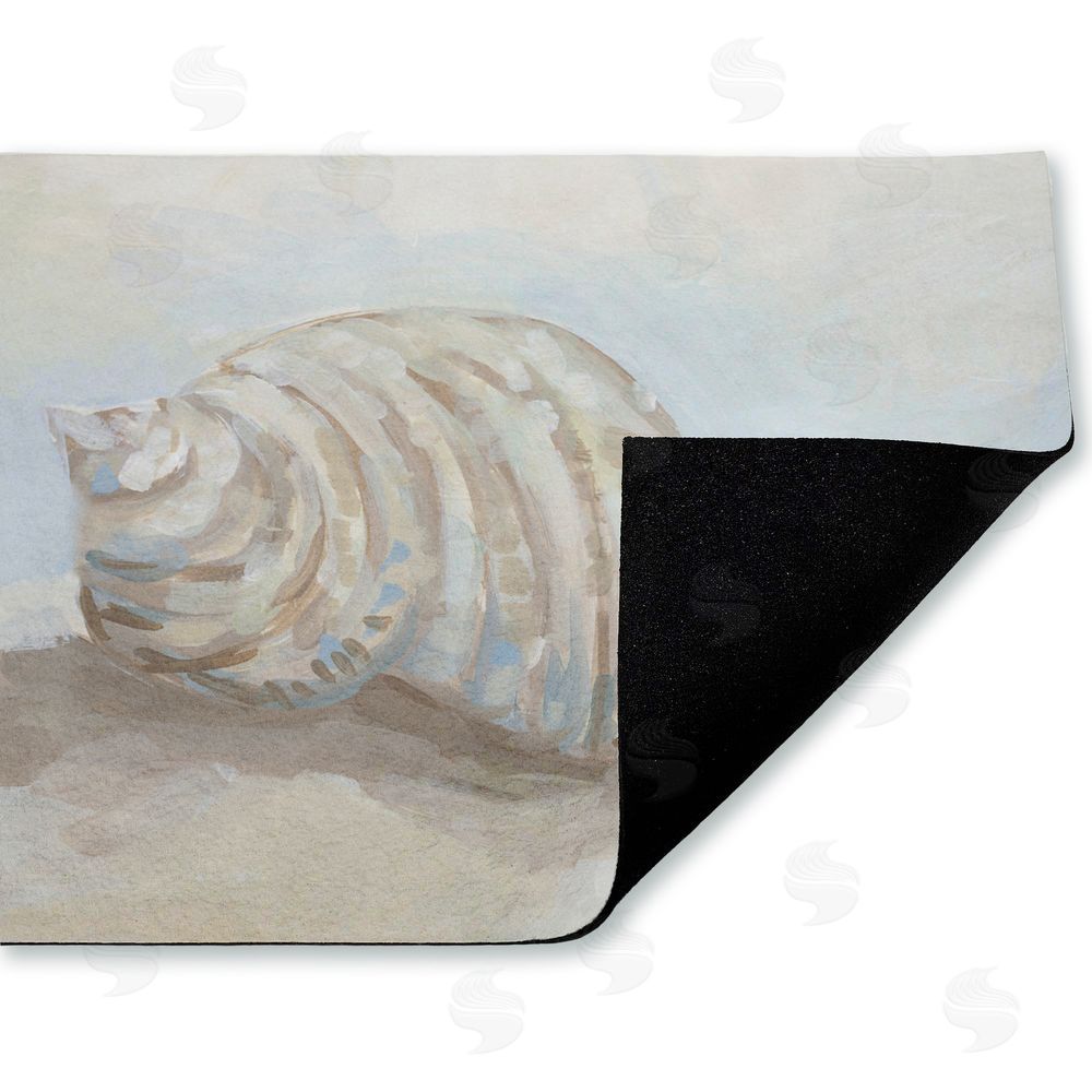 Jetty Home, LLC | Rounded Seashell on Shore Non-Woven Door Mat