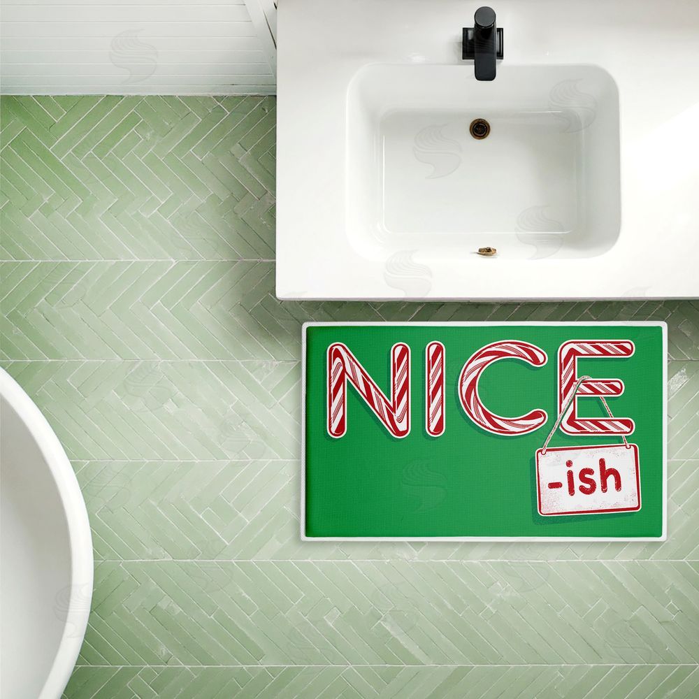 Jedco Brands Inc. | Vintage Nice-ish Humor Plush Bath Mat