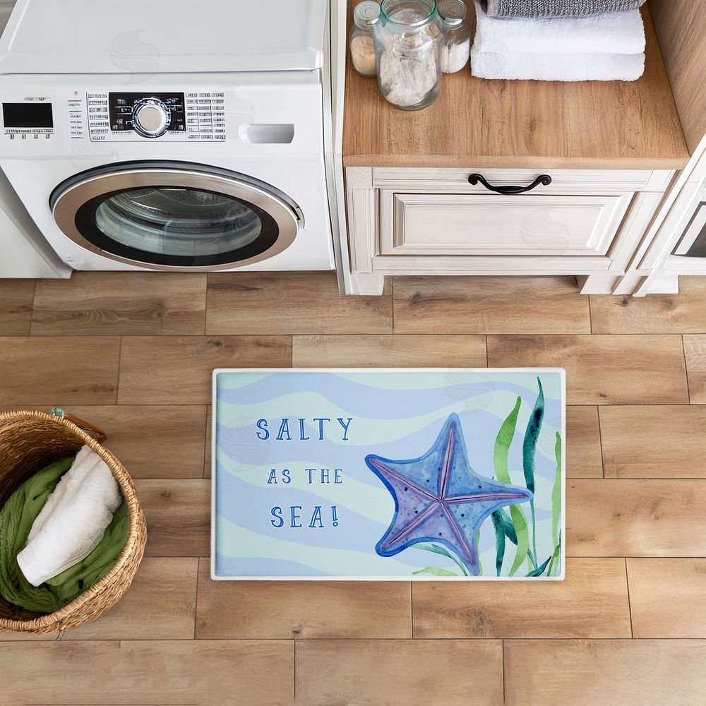 Audrey Jeanne Roberts | Salty As The Sea Plush Bath Mat