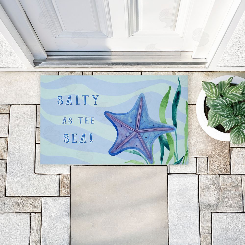 Audrey Jeanne Roberts | Salty As The Sea Non-Woven Door Mat
