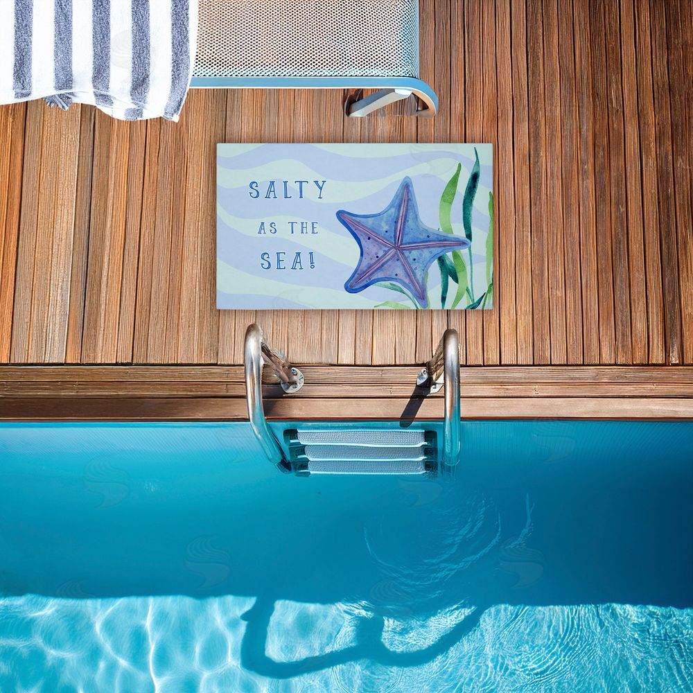 Audrey Jeanne Roberts | Salty As The Sea Non-Woven Door Mat